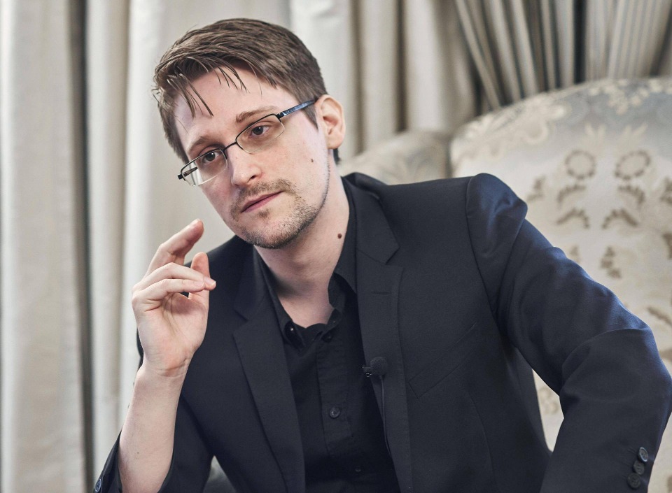 美國中情局前職員斯諾登（Edward Snowden）