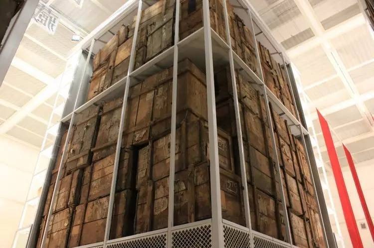 2014年，南京博物院曾展出南迁文物使用过的268个藏宝箱。