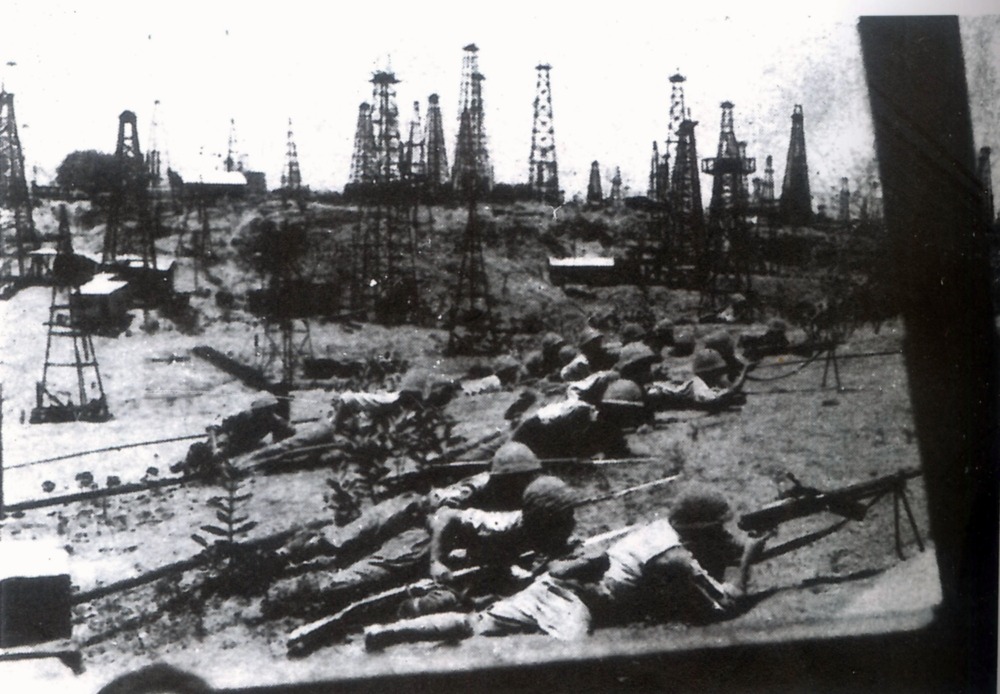 1942年4月，遠征軍仁安羌戰鬥的實況照片。