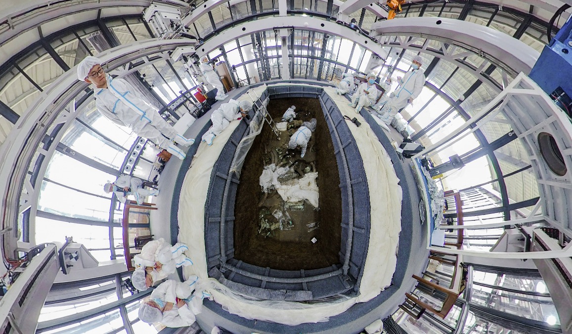 The archaeological work cabin at Sichuan Sanxingdui looks like a 