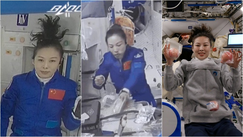 當代中國-航空航天-太空站裏如何理髮？王亞平靠這款「神器」換新髮型
