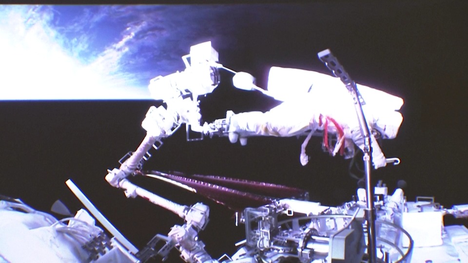 神舟十四號太空人第二次出艙活動。