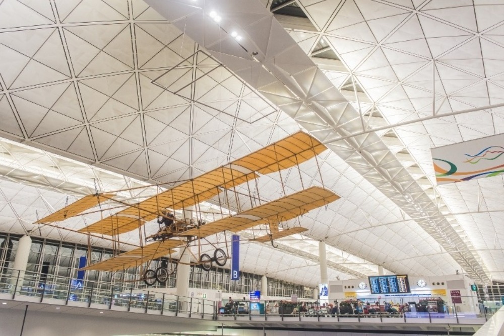 「沙田精神號」是歷史上首架在香港飛行飛機的仿製品。(網上圖片) 「沙田精神號」是歷史上首架在香港飛行飛機的仿製品。(網上圖片)