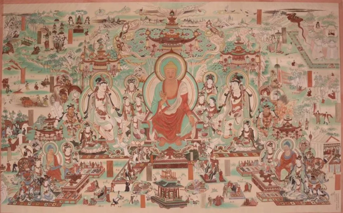敦煌莫高窟世上最完整佛教藝術寶庫| 改革開放| 國情專題| 當代中國 - 版画