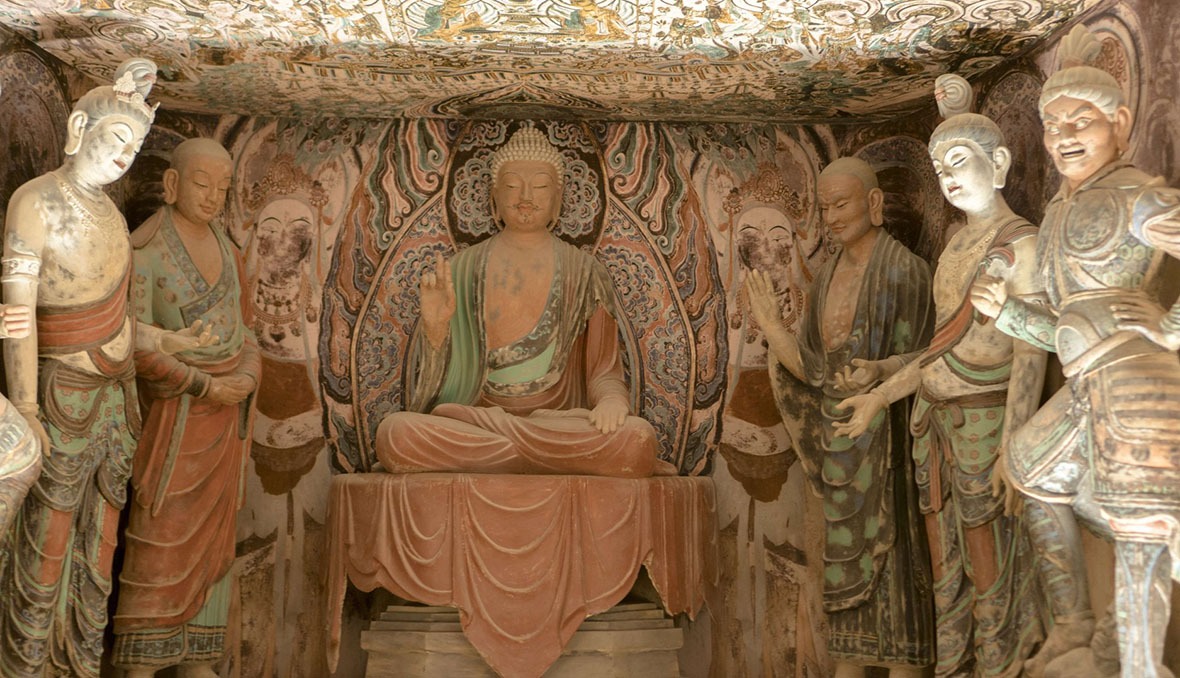 歷經多個朝代，千多年擴大修建，有洞窟700多個，壁畫幾萬平方米、塑像2,000多尊，是全球現存內容最豐富的佛教藝術地標。（圖片來源：Getty）