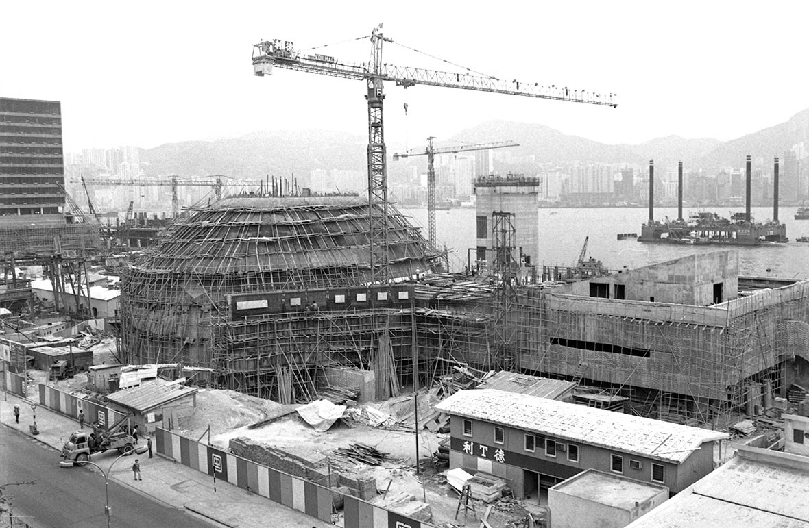 興建期間，攝於1978年。（圖片來源：Getty）