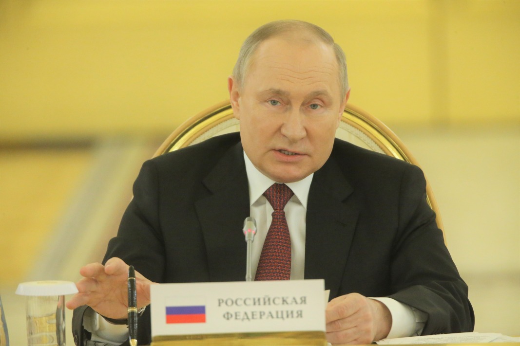 2022年5月普京出席莫斯科的集體安全條約組織峰會