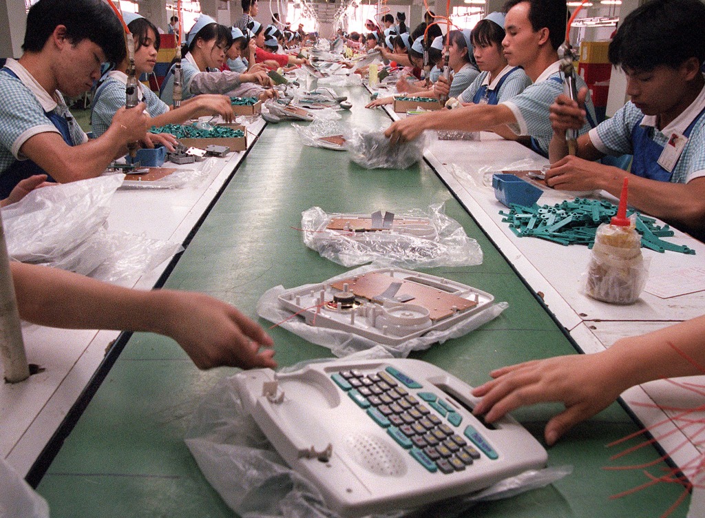 1997年廣東番禺的香港工廠