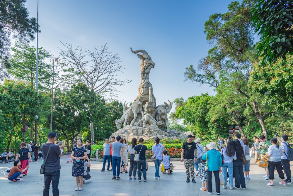 廣州越秀公園五羊雕像