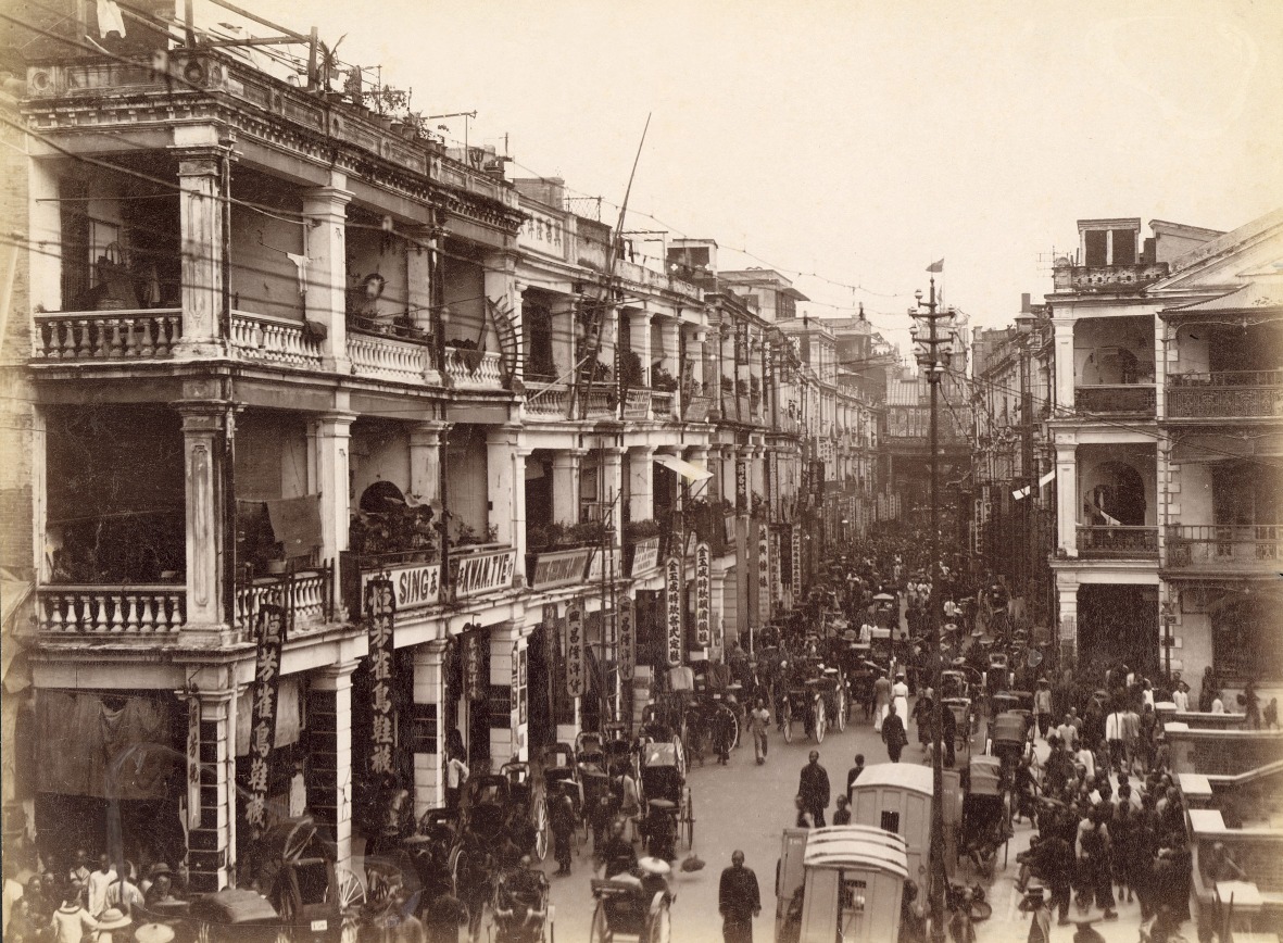 1869年香港的街道
