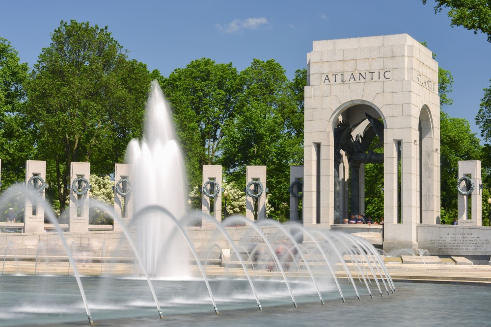 美國華盛頓的「國家二戰紀念碑」