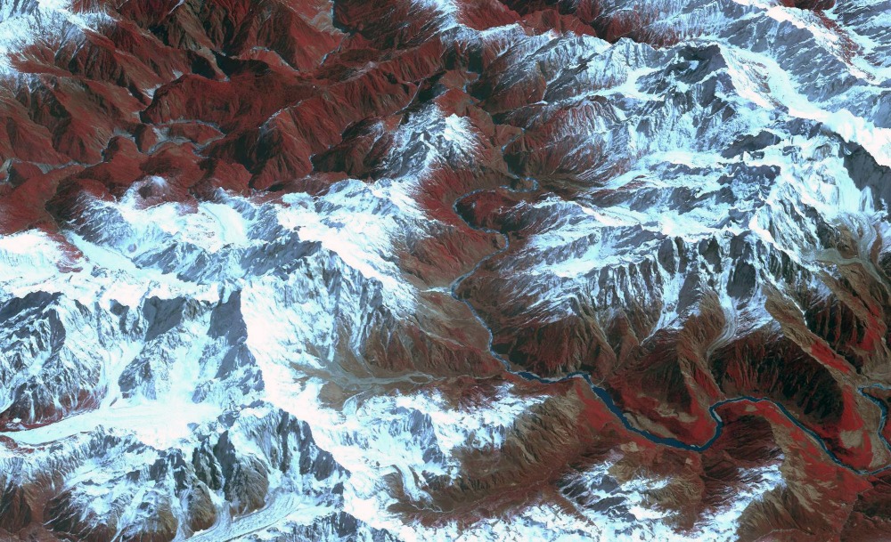 雅魯藏布大峽谷全景