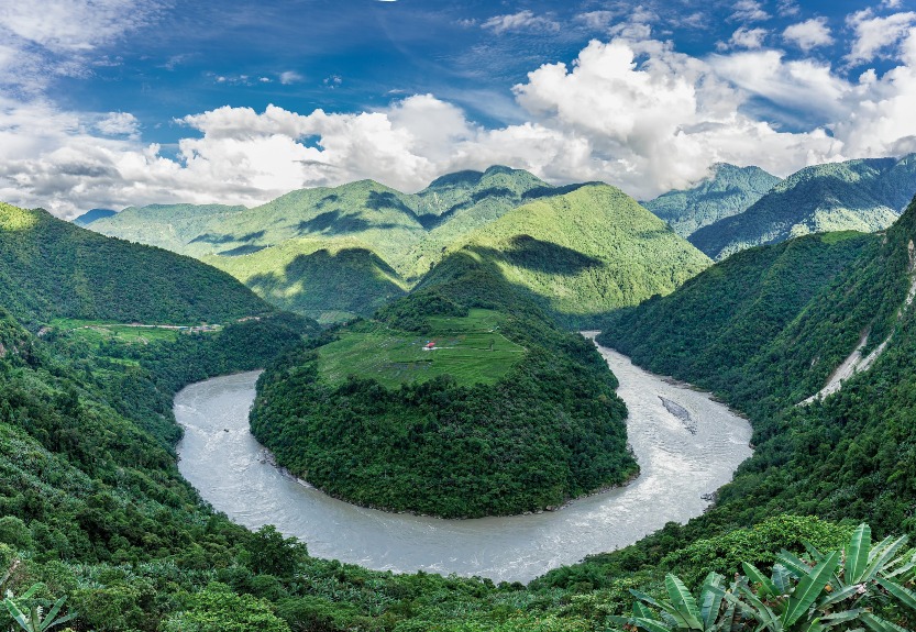 雅魯藏布峽谷大拐彎