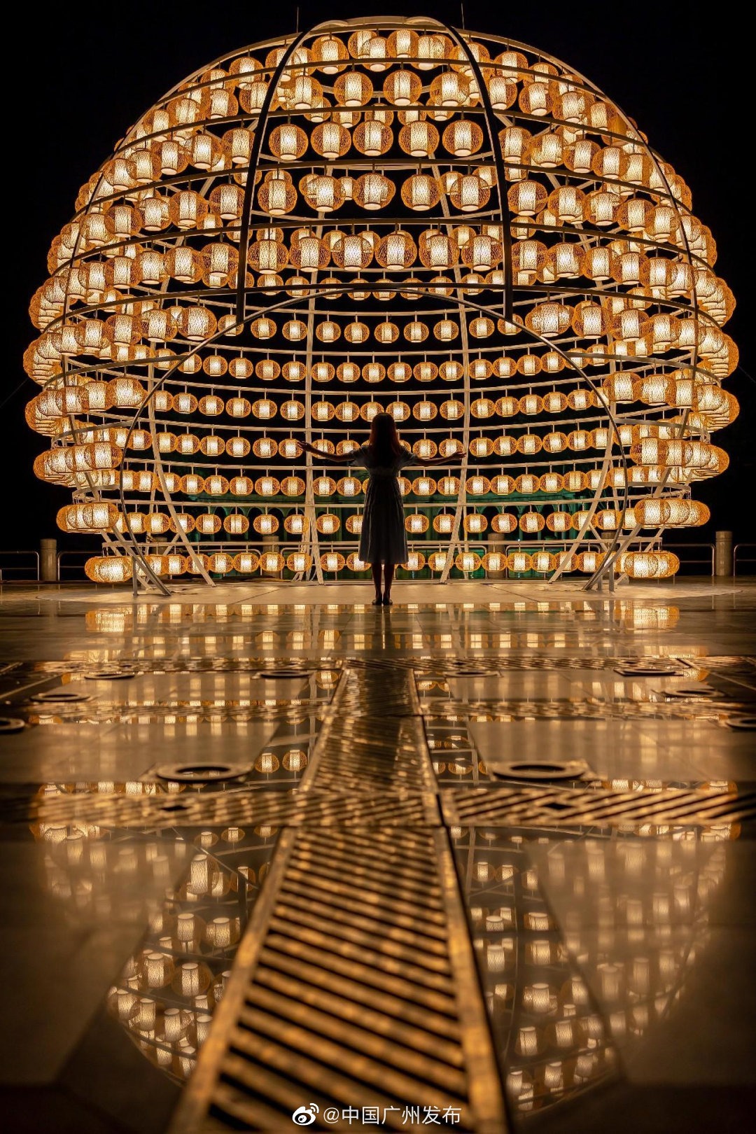 廣州雲台花園沙河鳥籠燈籠