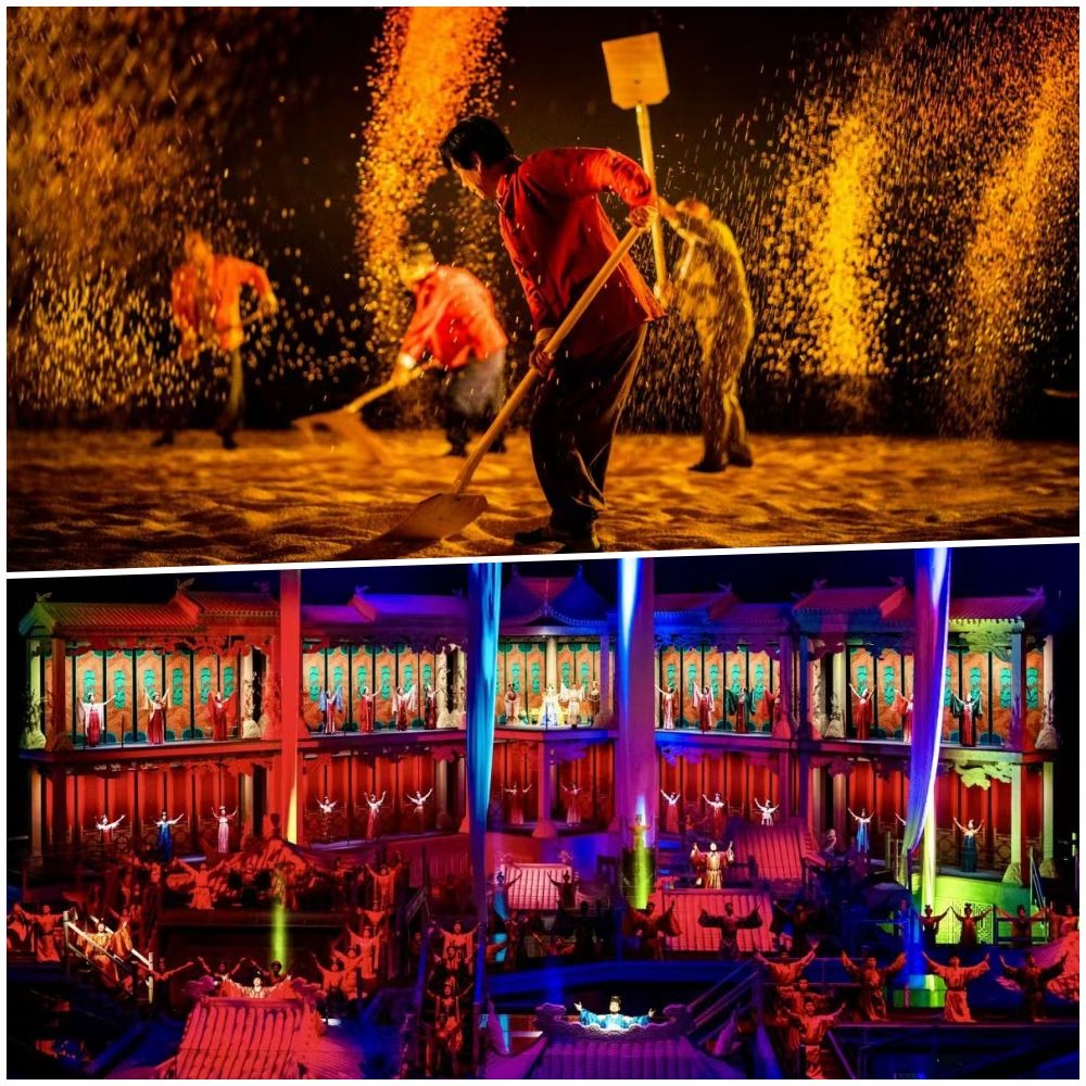 「只有河南·戲劇幻城」沉浸式演出現場，滿場觀眾帶動票房與周邊消費。