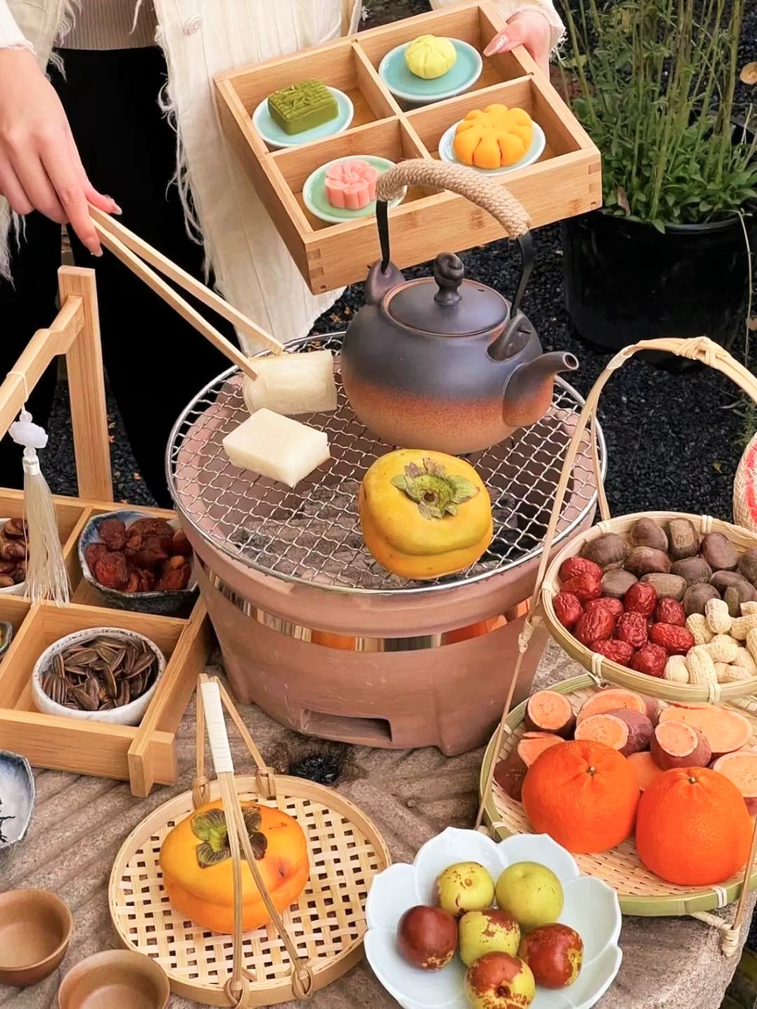 围炉煮茶-食物 围炉煮茶