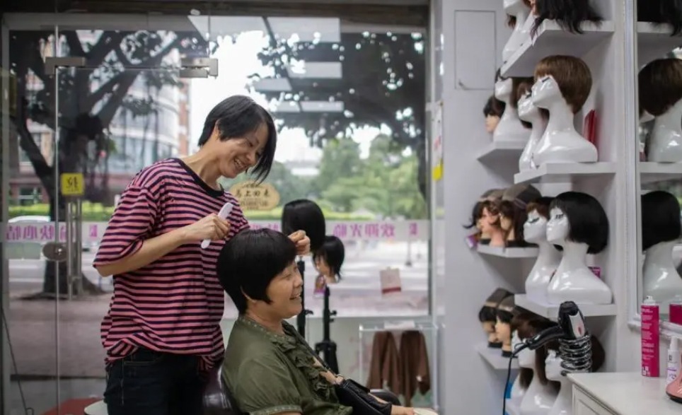 當代中國-中國新聞-癌症假髮店01