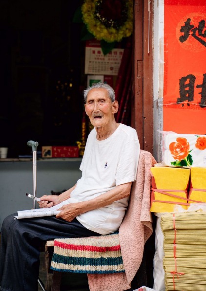 為農村老人拍照07