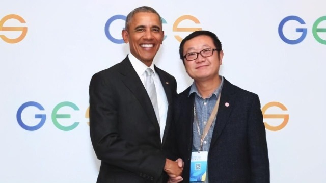 Obama and Liu Cixin