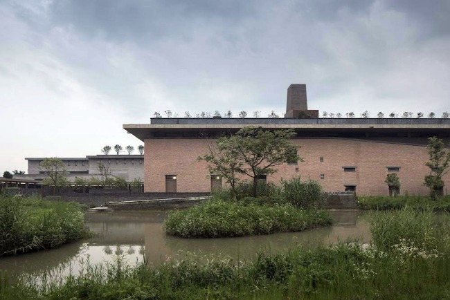 One of Liu Jiakun's work, the Suzhou Imperial Kiln Gold Brick Museum.