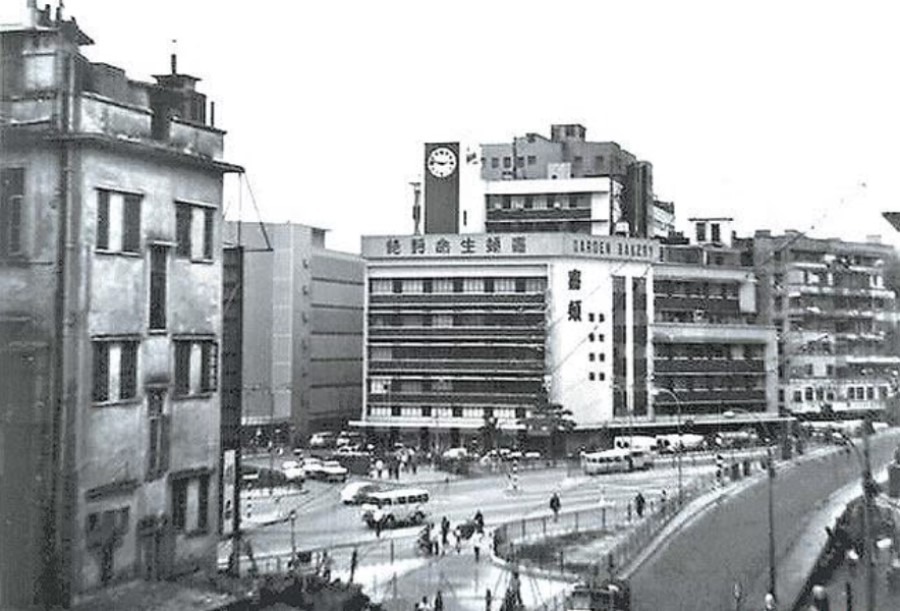圖為1960年代的嘉頓中心，外觀與今天未有太大分別。（網上圖片）