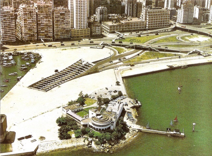 因為興建紅磡海底隧道，奇力島周邊位置在1960年代末進一步填海，最終奇力島不再是屹立維港的小島，而是港島區一部分。（網上圖片）