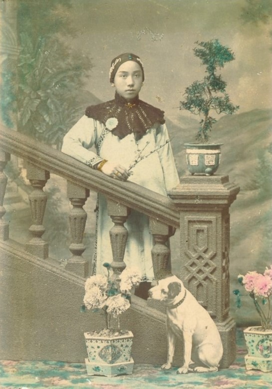 香港歷史第一部港產片、片長約15分鐘的《莊子試妻》，由黎民偉反串飾演女主角。（圖片來源：香港記憶）