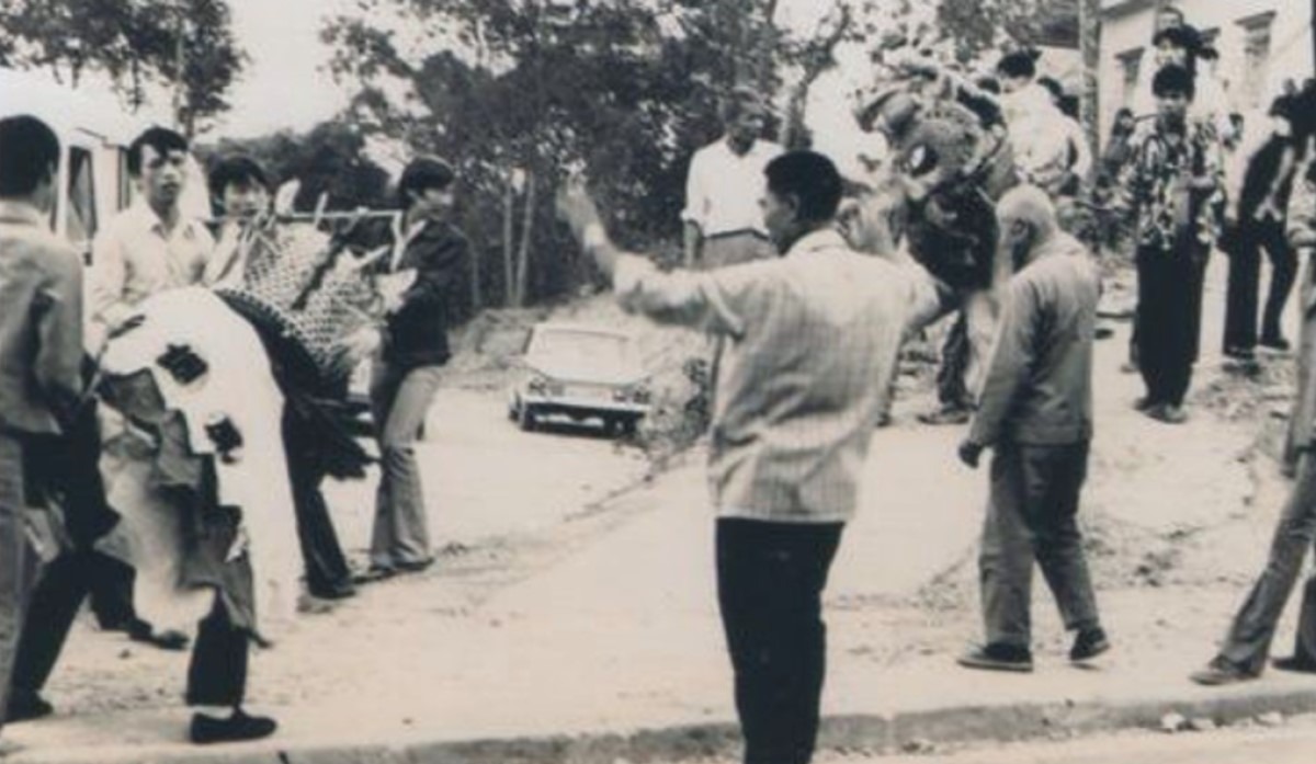 西贡坑口客家舞麒麟已有超过200年历史，图片摄于1960年代。