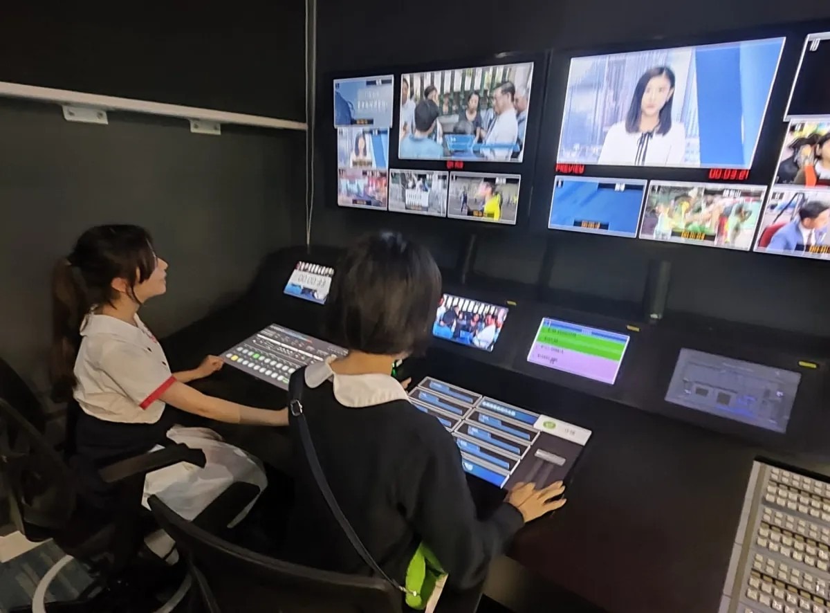 香港新聞博覽館的實戰控制室