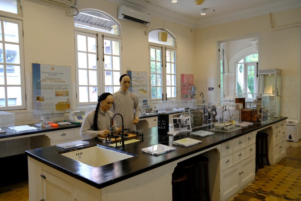 香港醫學博物館一樓是舊病理檢驗室