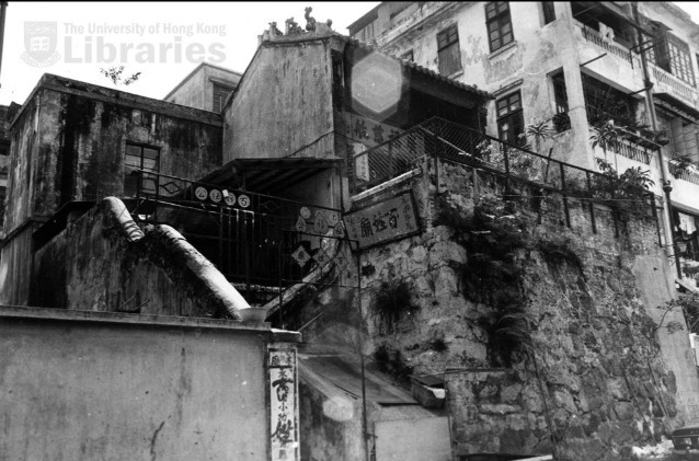 1970年代的廣福祠。 1970年代的廣福祠。