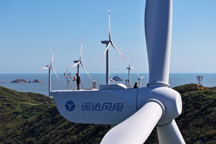 wind turbines in China
