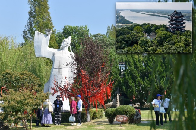 詩仙李白晚年生活的當塗，就在安徽馬鞍山市。圖為當地的李文化園。
