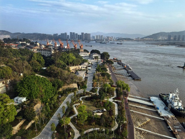 马尾在近代史有重要地位，图为马尾船政文化遗址和船政特色历史文化街区。