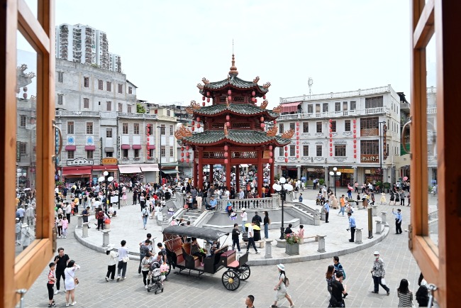 《給阿嬤的情書》主要在潮汕地區取景，圖為汕頭的小公園。
