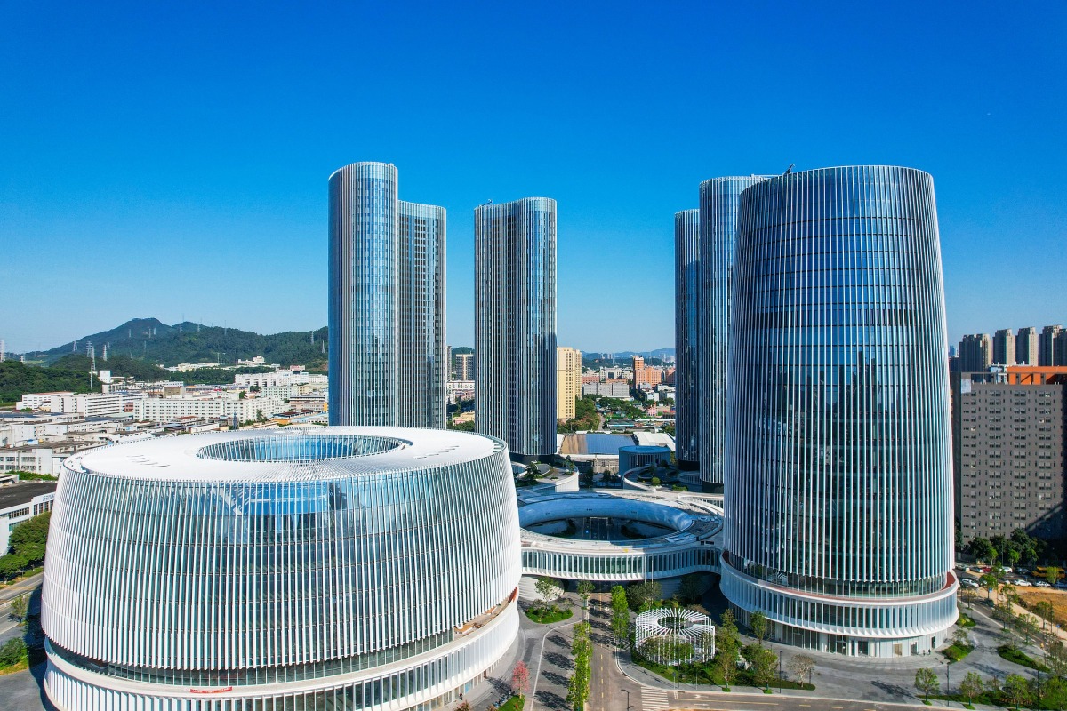 The OPPO headquarters building, located on Dezheng Middle Road in Chang'an
