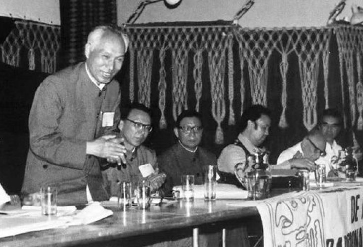 百歲國醫劉志明 1980年代,劉志明教授(左一)到墨西哥出席學術交流活動。