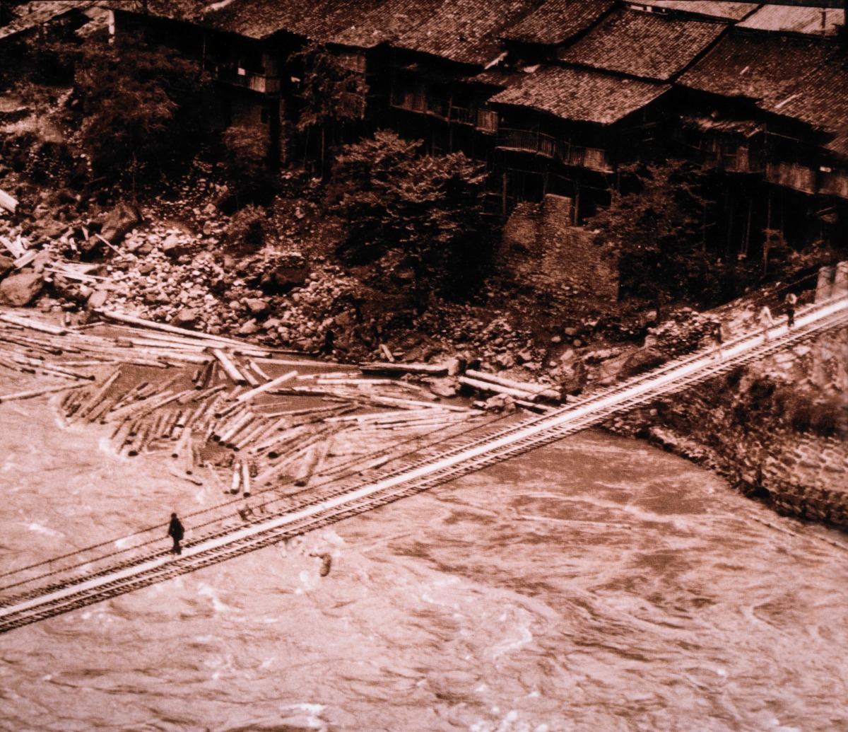 1935年的瀘定橋