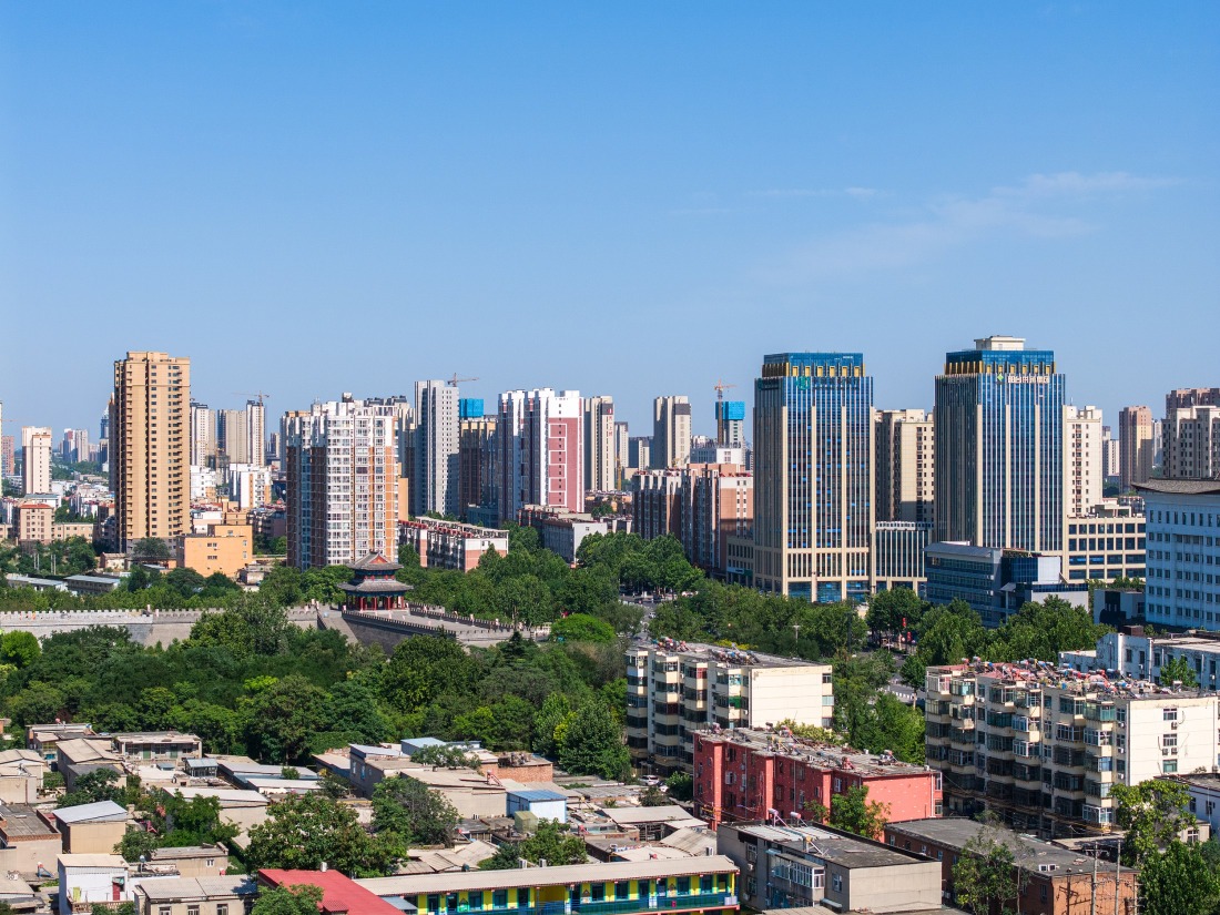 河北省邢台市航拍一景