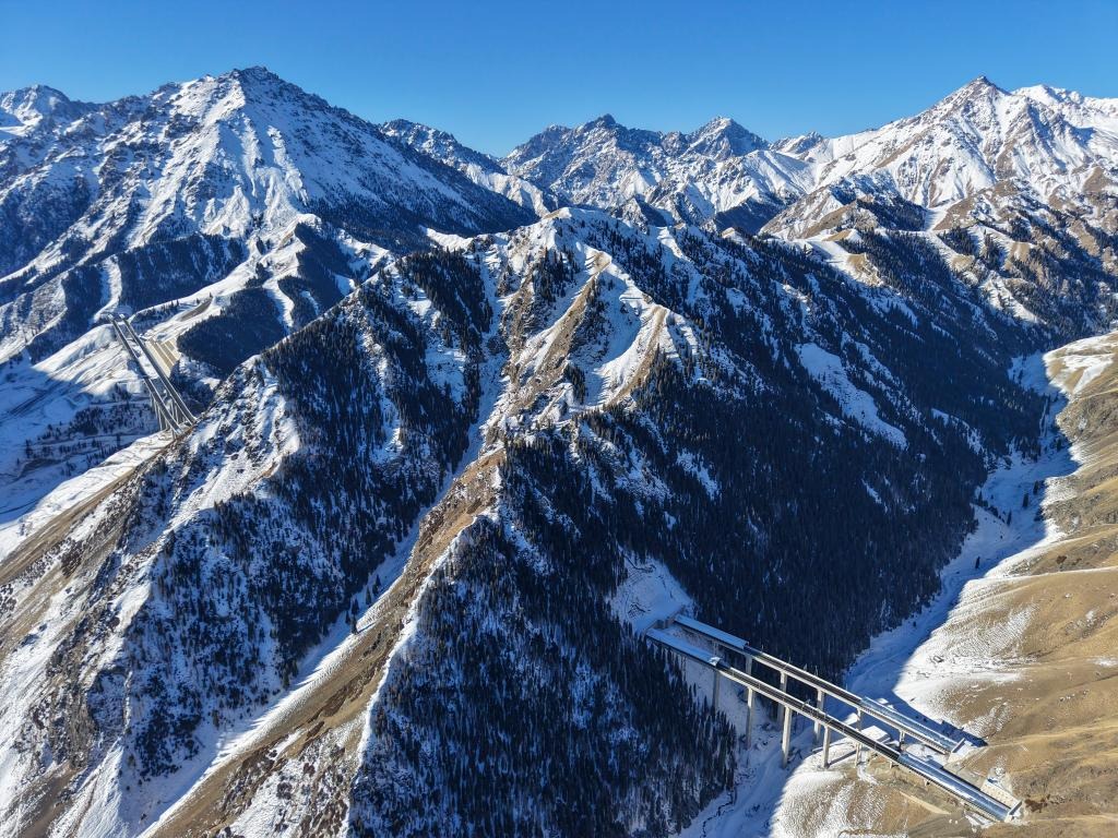 Urumqi-Yuli Expressway terrain