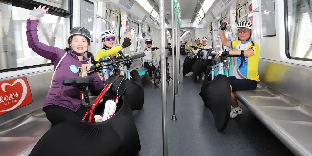 深圳地鐵車廂推周末騎行服務
