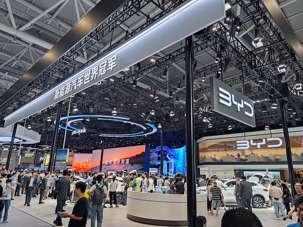 比亞迪純電動車銷量全球第一