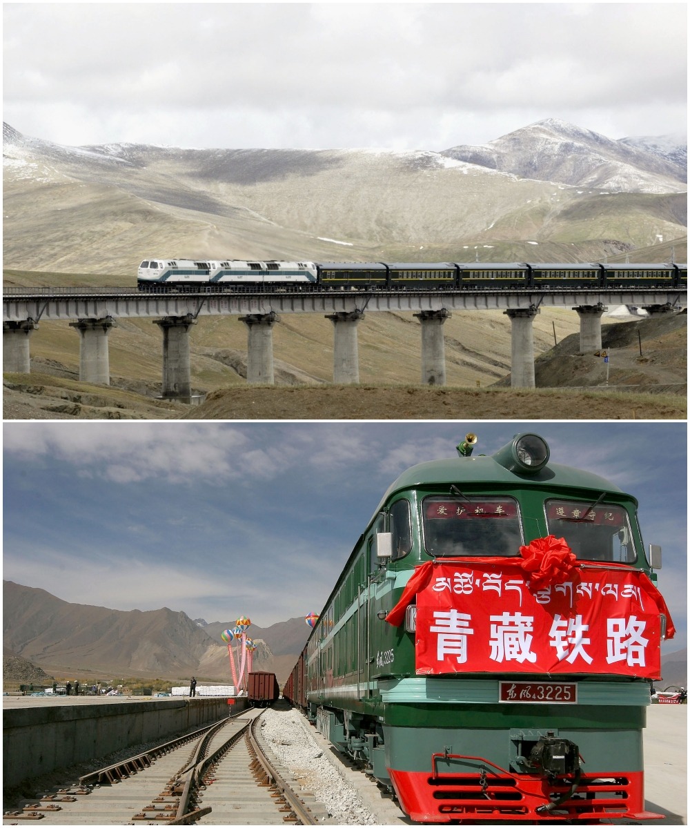 The Qinghai-Xizang Railway, which opened in 2006, is the world's highest-altitude railway and a landmark project of the large-scale development of the western region.