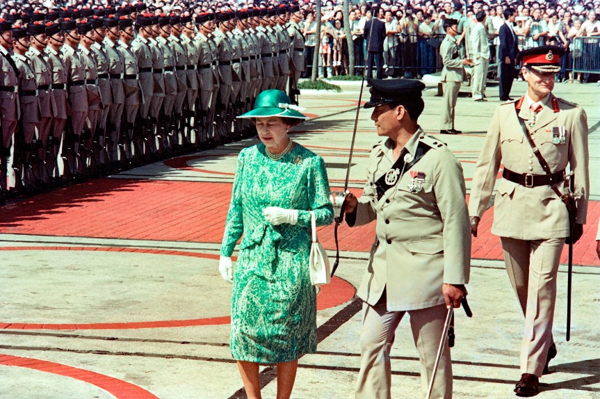 1986年英女王第二次訪港。
