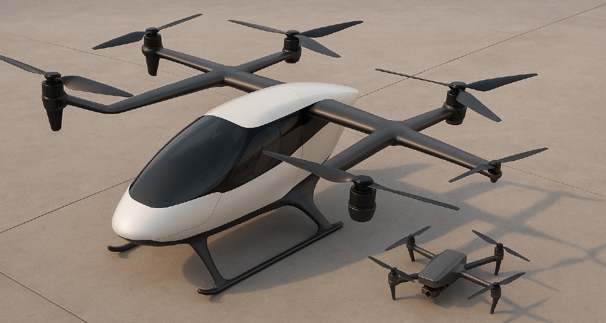 eVTOL与小型无人机