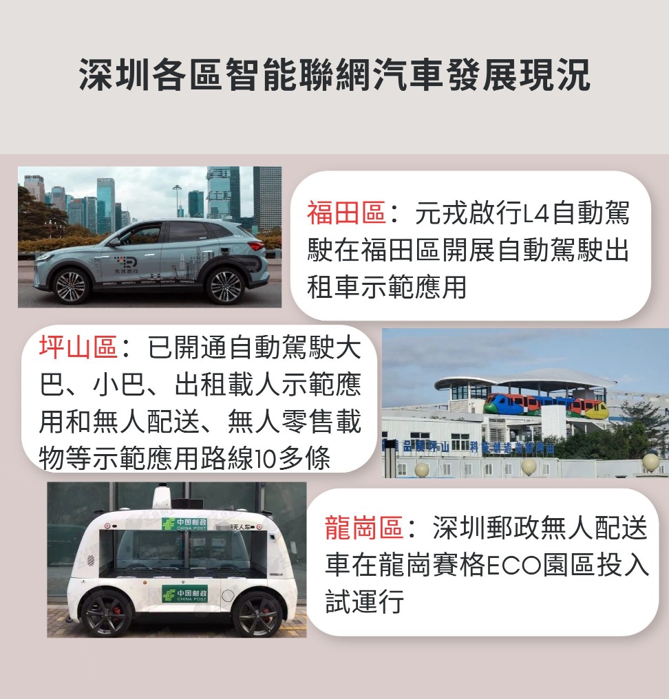 深圳智能網聯汽車開上高速公路