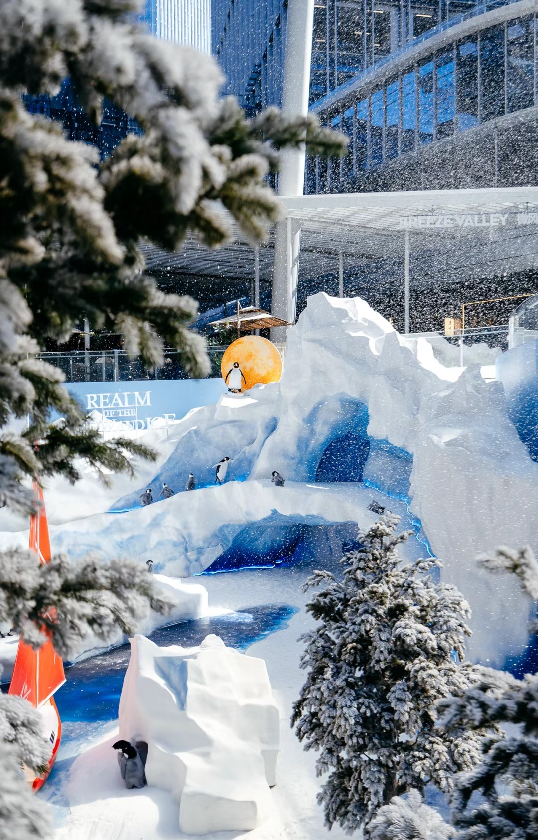 深圳飘雪地图-万象前海