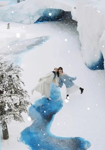 深圳飘雪地图-万象前海