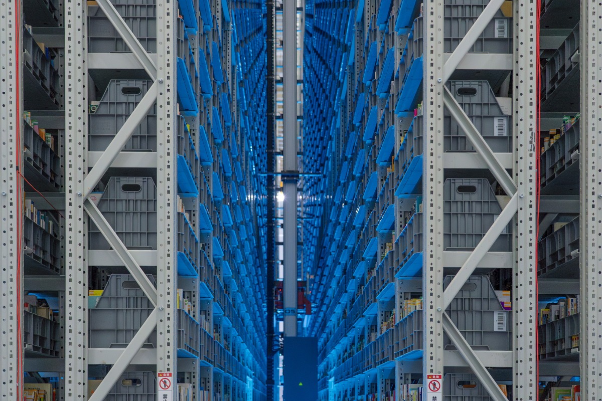 深圳圖書館北館立體圖書庫