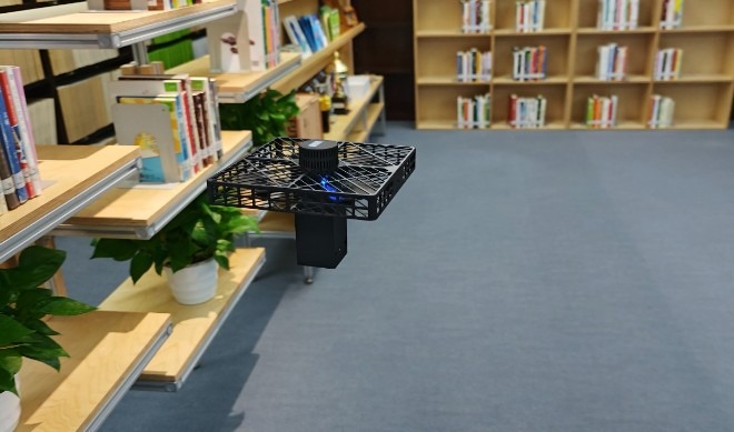 福田圖書館無人機盤點系統